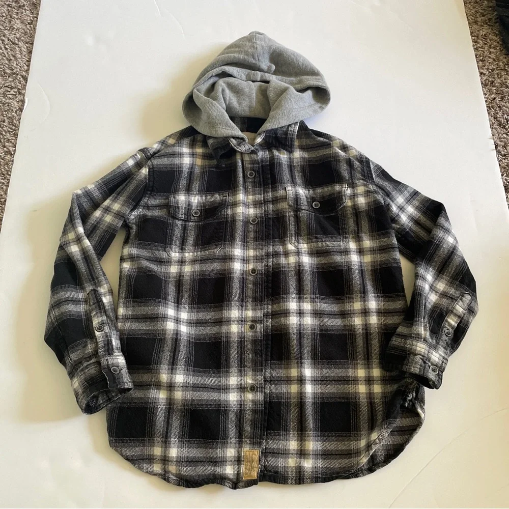 Jachs Hooded Flannel Jacket
